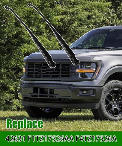 1 Pair Front Windshield Wiper Arm Replacement Kit Compatible With 91-99 Ford Bronco F150/F250/F350/F450, Left and Right Wiper Arm Replace 42631 F1TZ17526AA F4TZ17526A in Saudi Arabia