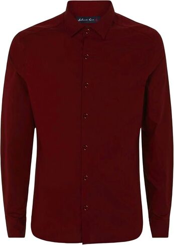 Boy's Slim Fit Long Sleeve Sateen Dress Shirt in Saudi Arabia