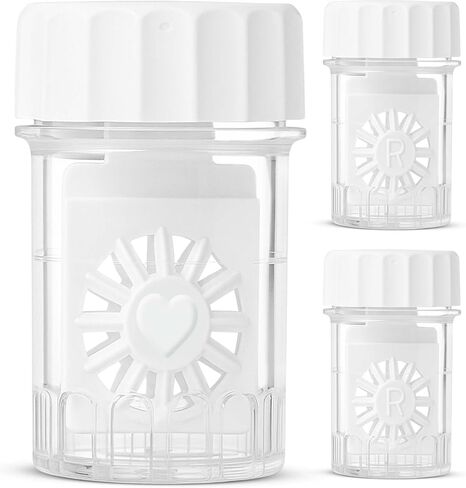 Sports Vision's Contact lens Cases Barrel Type 10 Pieces Made in the UK For Multipurpose Contact lens Solution Only Not for Peroxide Based Solutions in Kuwait