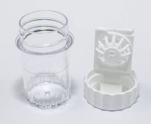 Sports Vision's Contact lens Cases Barrel Type 10 Pieces Made in the UK For Multipurpose Contact lens Solution Only Not for Peroxide Based Solutions in Kuwait