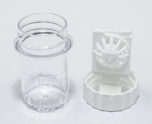 Sports Vision's Contact lens Cases Barrel Type 10 Pieces Made in the UK For Multipurpose Contact lens Solution Only Not for Peroxide Based Solutions in Kuwait