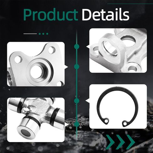 Flange Yoke 2-2-939+5-153X Universal Joint 1310 Series U Joint Kit، متوافق مع Ford Explorer 1995-2007، متوافق مع Ford Ranger 1995 1996 1997، OE#2-2-939 5-153X in Saudi Arabia