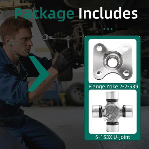 Flange Yoke 2-2-939+5-153X Universal Joint 1310 Series U Joint Kit، متوافق مع Ford Explorer 1995-2007، متوافق مع Ford Ranger 1995 1996 1997، OE#2-2-939 5-153X in Saudi Arabia