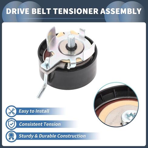 Belt Tensioner Drive Belt Tensioner Pulley Assembly for Ford Mondeo 2010-2022 No.BM5Z6K254A Metal 1 Pc in Saudi Arabia