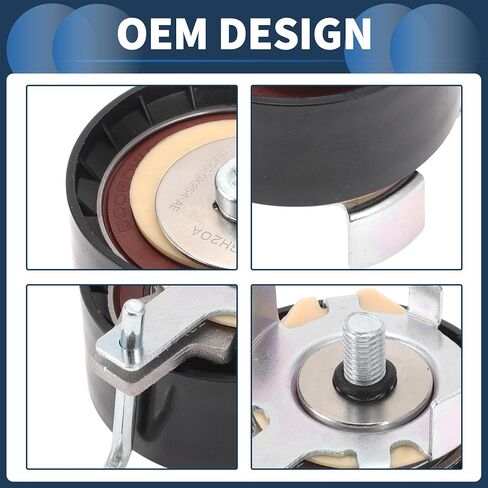Belt Tensioner Drive Belt Tensioner Pulley Assembly for Ford Mondeo 2010-2022 No.BM5Z6K254A Metal 1 Pc in Saudi Arabia