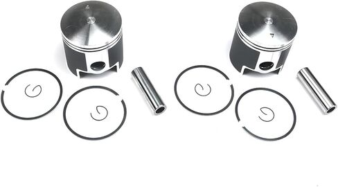 Pistons Top End Gasket Kit Stock Bore 72mm Compatible with 1986-1999 Polaris Indy Trail 488 in Saudi Arabia