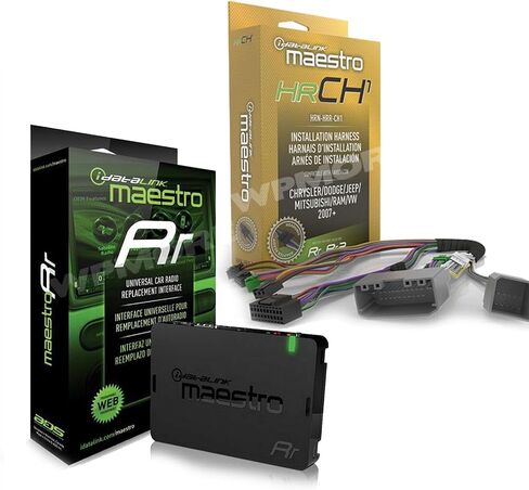 iDatalink MAESTRO ADS-MRR + HRN-HRR-CH1 T-Harness for Select CHRYSLER DODGE JEEP 2007 and UP in Saudi Arabia