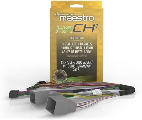 iDatalink MAESTRO ADS-MRR + HRN-HRR-CH1 T-Harness for Select CHRYSLER DODGE JEEP 2007 and UP in Saudi Arabia
