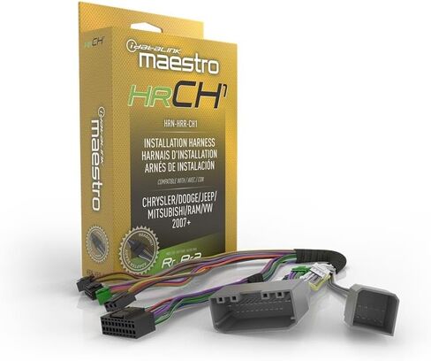 iDatalink MAESTRO ADS-MRR + HRN-HRR-CH1 T-Harness for Select CHRYSLER DODGE JEEP 2007 and UP in Saudi Arabia