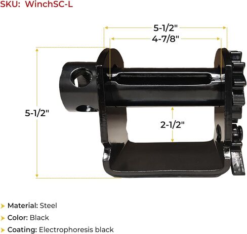 Mytee Products (4 Pack) Trailer Winch - Standard Sliding C Track - Low Profile in Saudi Arabia