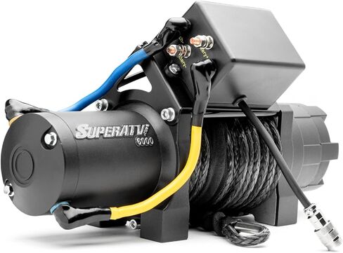 ونش SuperATV Black Ops 6000 LB متوافق مع 2020+ Can-Am Defender HD 5 / HD 8 / HD 10 / MAX (انظر الإعداد) | ونش جاهز | ونش SuperATV لديه نطاق بعيد 50 قدم | تركيب التوصيل والتشغيل in Saudi Arabia