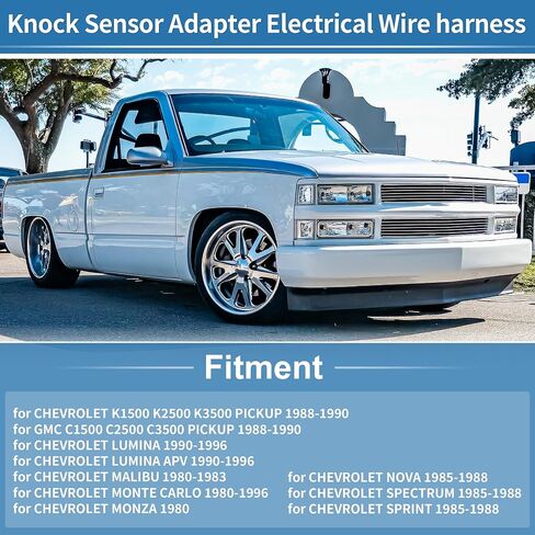 No.88862214 Knock Sensor Connector Pigtail Electrical Wire Harness for Chevrolet K1500 K2500 K3500 for GMC C1500 C2500 C3500 Pickup 1988-1990 in Saudi Arabia