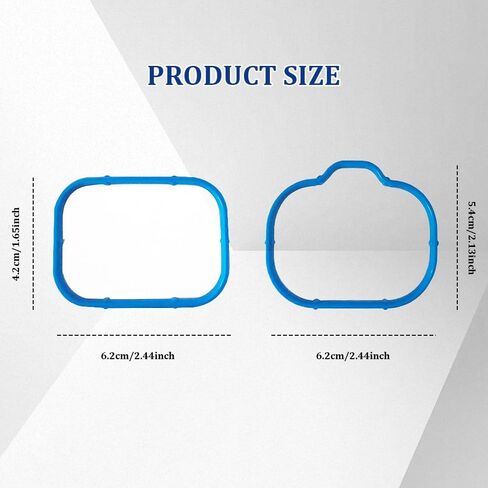 Intake Manifold Upper Lower Gasket Set, 5184562AC 5184331AC MS97204 Intake Plenum Gasket, Auto Interior Accessories Rubber Sealing Gaskets Plenum Kit Compatible with Dodge Chrysler Jeep Ram in Saudi Arabia