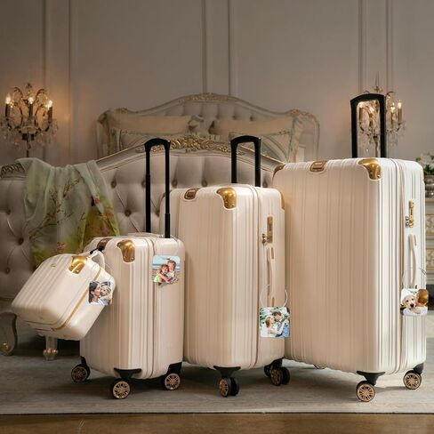 40 Pcs Metal Sublimation Luggage Tag Blanks Double Sided, Aluminum Sublimation Bag Tags with Stainless Steel Loop Suitcase Name Tag Luggage Labels Blank for DIY Craft Gifts Travel Sports Bags in Kuwait