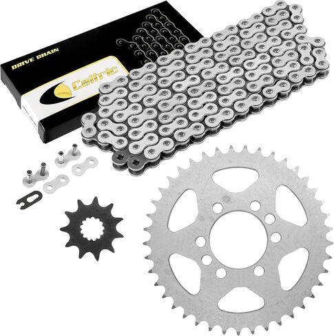 Caltric Drive Chain and Sprockets Kit Compatible with Suzuki LT230E Quadrunner 230 1986 1987 1988-1993 in Saudi Arabia