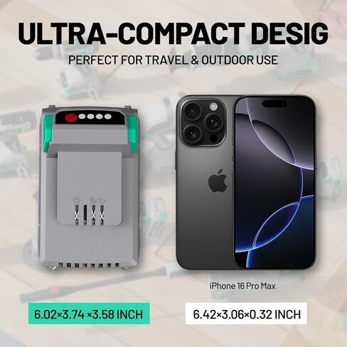 Litheli Battery Pack 40V, 2.5Ah Replacement Lithium Batteries, Only Fit for Litheli 40V Power Tools and Outdoor Power Equipment in Kuwait