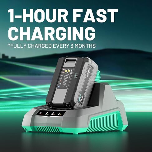 Litheli Battery Pack 40V, 2.5Ah Replacement Lithium Batteries, Only Fit for Litheli 40V Power Tools and Outdoor Power Equipment in Kuwait