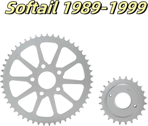 TOFR Front Rear Sprocket Conversion Kit for Harley Softail 1989-1999 24+51 tooth in Saudi Arabia