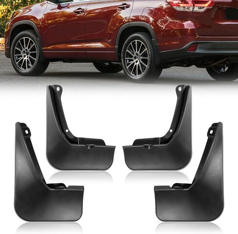 2015 Highlander Mud Flaps Mud Guards Compatible with Toyota Highlander 2015-2019 Splash Guard No Drilling Required All Weather Mudflaps(Set of 4) in Kuwait