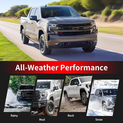 6 قطع واقيات الطين لملحقات جي إم سي سييرا 2019-2025، أغطية الطين الأمامية والخلفية مخصصة لجي إم سي سييرا 1500، مجموعة استبدال رفرف جي إم سي المضادة للخدش في جميع الأحوال الجوية in Kuwait