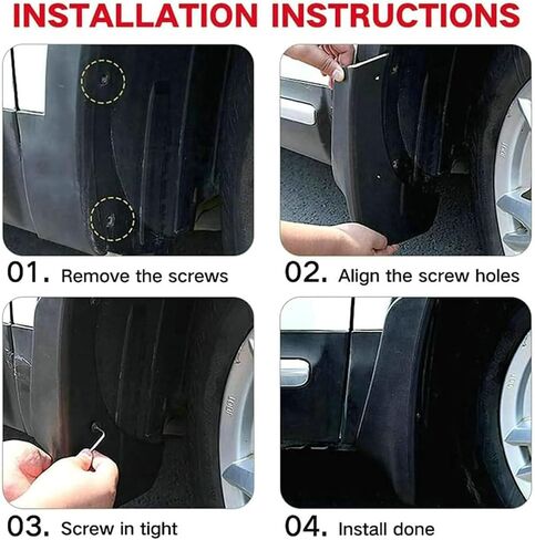 4Pcs Splash Guards Mud Flaps Guards Fender Mudguard Protector Accessories for Mazda CX-5 2022 2023 2024 2025 in Saudi Arabia