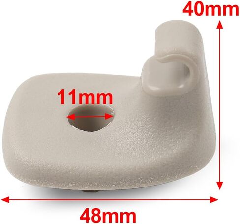 GZYF Sun Visor Clip Buckle Replacement Retainer for Jeep for Patriot 2010-2017 ABS Beige in Saudi Arabia