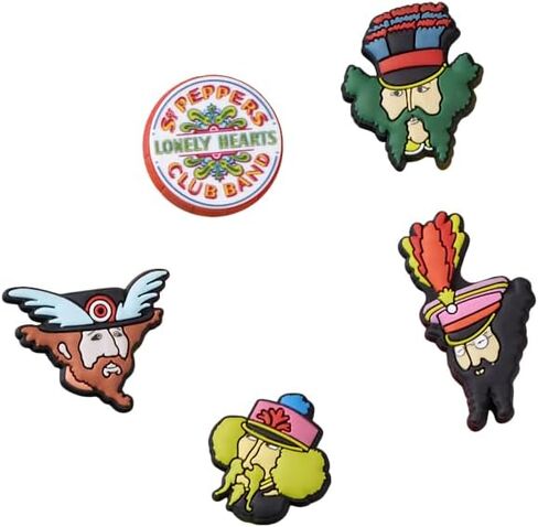 Crocs Jibbitz Charms,Yellow Submarine 5 Pack in Saudi Arabia