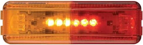 Optronics Led C/M Thin Line Amb/Red 6D 4.13 Rect Fender Mount Light in Saudi Arabia