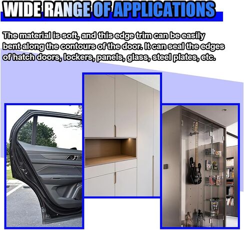 32Ft(10M) Car Door Edge Protector, Anti-Collision Car Door Entry Guard Protective Strip, No Glue Automotive Trim Doors Edge Guard (Clear) in Saudi Arabia