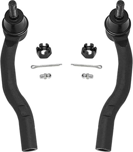 Detroit Axle - 8pc Front End Kit for Toyota 2005-2012 Avalon 2007-2011 Camry 2007-2012 Lexus ES350, 2 Lower Control Arms with Ball Joint 4 Outer Inner Tie Rods 2 Boots Replacement in Saudi Arabia