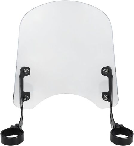 الزجاج الأمامي Xitomer متوافق مع Harley Sportster 883 XL883 1200 Custom XL1200 Low 2004-2019 الزجاج الأمامي للدراجات النارية مع دعامة (دخان) in Saudi Arabia