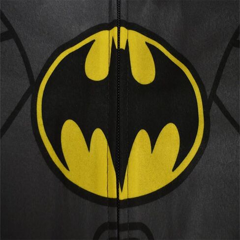Bioworld Merchandising Men's Batman One Piece Fleece Pajama with Hood and Cape in Saudi Arabia
