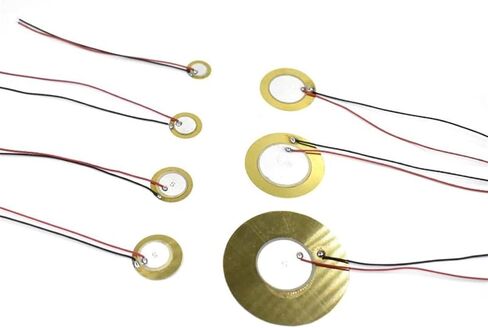 10pcs 12/15/18/20/27/35MM/50MM Buzze Piezoelectric Piezo Ceramic Copper Sheet Sounder Sensor Trigger Drum Disc with Copper Wire(12MM) in Saudi Arabia