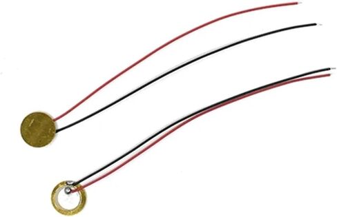 10pcs 12/15/18/20/27/35MM/50MM Buzze Piezoelectric Piezo Ceramic Copper Sheet Sounder Sensor Trigger Drum Disc with Copper Wire(12MM) in Saudi Arabia