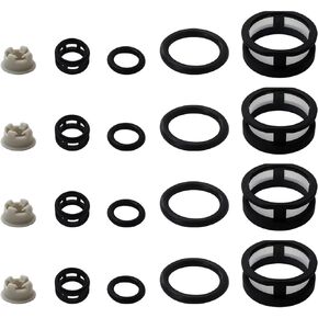 Superior Fuel Injector Kit, 4 Sets Orings Filters Pintle Caps for V4 Nissan J-ECS Altima Sentra Infiniti G20, Side Feed Fuel Injector Kitts in Kuwait