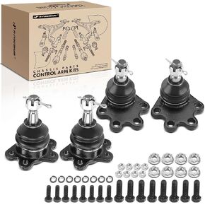 A-Premium Set of 4, Front Upper & Lower Ball Joints Kit, Compatible with Chevrolet & GMC - Tahoe 95, Blazer 92-94, Astro 90-05, Yukon 92-96, Safari 90-05, K1500 & K2500 88-95, K1500 Suburban 92-99 in Kuwait