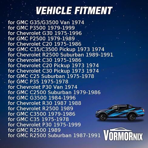 Front Upper Lower Suspension Control Arm Shaft Kit for Chevrolet C30,G30,P20,C20 Suburban 1975 1976 1977 1978 1979 1980 1981 1982 1983 1984 1985 1986 1987 1988-1989 4 Piece in Saudi Arabia