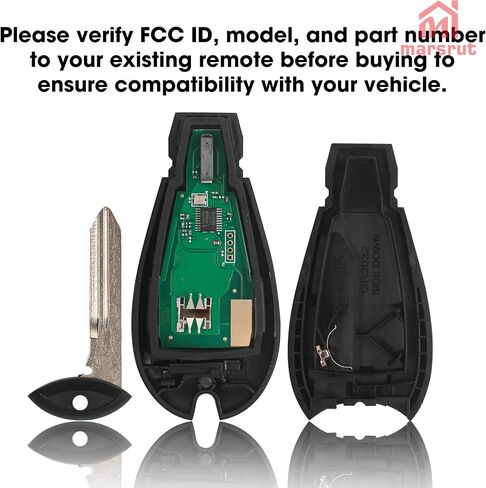 Key Fob Fit for Dodge RAM 1500 2500 3500 4500 5500 2013-2022 Truck, FCC: GQ4-53T, Replaces 56046953 68508720 56046953AE , 3-Button Fobik Electronic Pickup Keyless Entry Remote Control Replacement in Saudi Arabia