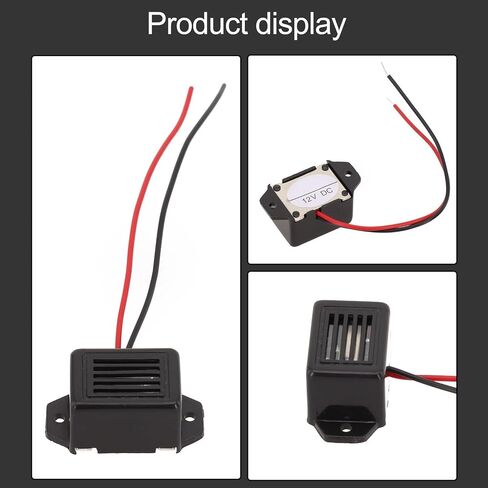 12V Car Light Reminder Buzzer System With Adapter Cable Vehicle Headlight Control Device Auto Safety Reminder Beeper With Installation Kit 75dB Black in Saudi Arabia