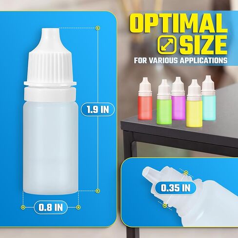 50pcs Empty Plastic Dropper Bottle/Dropping Bottles(Drops of Plug Can Removable) Plastic Bottle Eye Liquid Dropper Dropper Portable Plastic Refillable Bottle Container/Screw on Cap for Trav in Saudi Arabia
