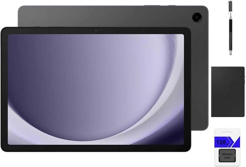 SAMSUNG Galaxy Tab A9+ (64GB) 11'' Android Tablet, Big Screen, Quad Speakers,Upgraded Chipset, Multi Window Display, Slim, Light, Durable Design, Graphite with Accessories in Kuwait