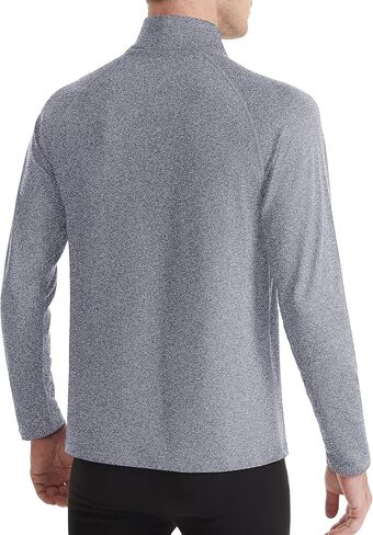 بلوفر Runhit الرجالي بسحاب من الصوف وقمصان الجري الحرارية خفيفة الوزن بأكمام طويلة وقميص بولو in Kuwait