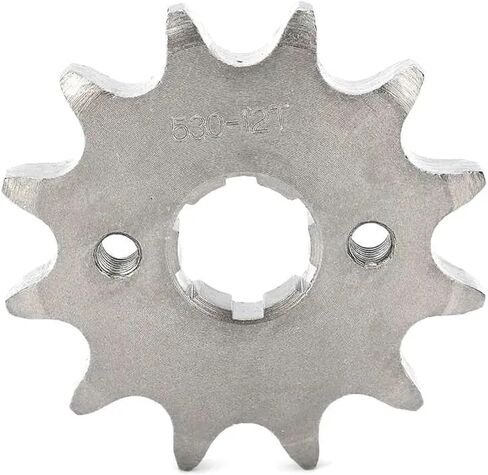 17mm 30mm Front Engine Sprocket + Mounting Accessory | Steel Alloy 12T Tooth | Compatible With 530 Chain Compatible With | Motorcycle Dirt Bike ATV in Saudi Arabia