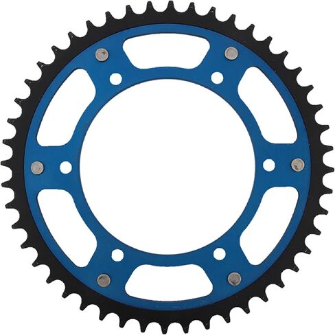 Supersprox Stealth Rear Sprocket (48T) (Blue) Compatible With 99-19 YAMAHA YZ250 in Saudi Arabia
