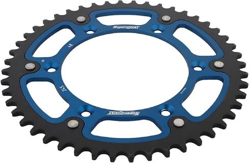 Supersprox Stealth Rear Sprocket (48T) (Blue) Compatible With 99-19 YAMAHA YZ250 in Saudi Arabia
