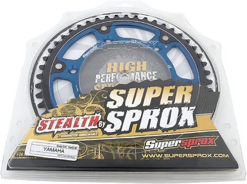 Supersprox Stealth Rear Sprocket (48T) (Blue) Compatible With 99-19 YAMAHA YZ250 in Saudi Arabia
