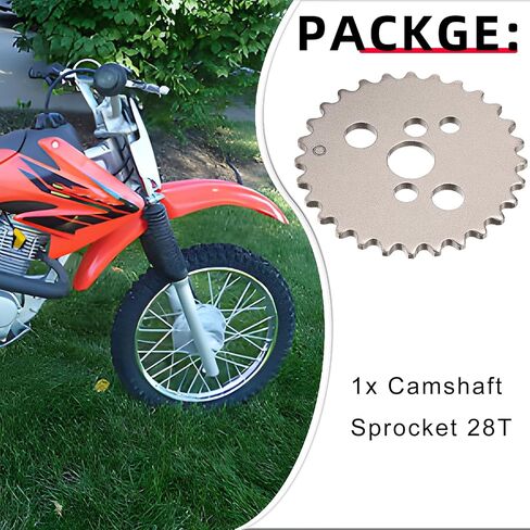 Camshaft Sprocket 28T for Honda XR80R 2000-2003 CRF80F 2004-2013 14321-GN1-A40 in Saudi Arabia