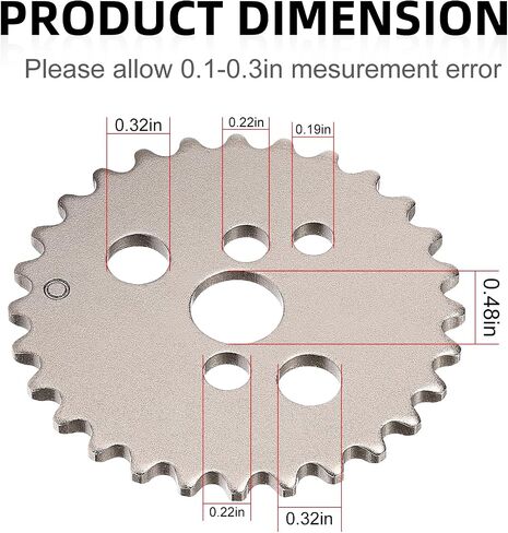 Camshaft Sprocket 28T for Honda XR80R 2000-2003 CRF80F 2004-2013 14321-GN1-A40 in Saudi Arabia