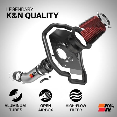 K&N Cold Air Intake System: High-Flow Air Filter, Increase Performance & Towing: Compatible with 2016-2019 Chervolet/GMC: Silverado 2500 & 3500, Sierra 2500 & 3500, 77-3090KTK in Saudi Arabia