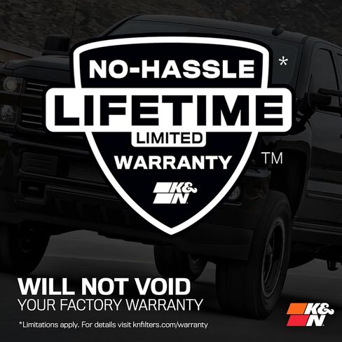 K&N Cold Air Intake System: High-Flow Air Filter, Increase Performance & Towing: Compatible with 2016-2019 Chervolet/GMC: Silverado 2500 & 3500, Sierra 2500 & 3500, 77-3090KTK in Saudi Arabia